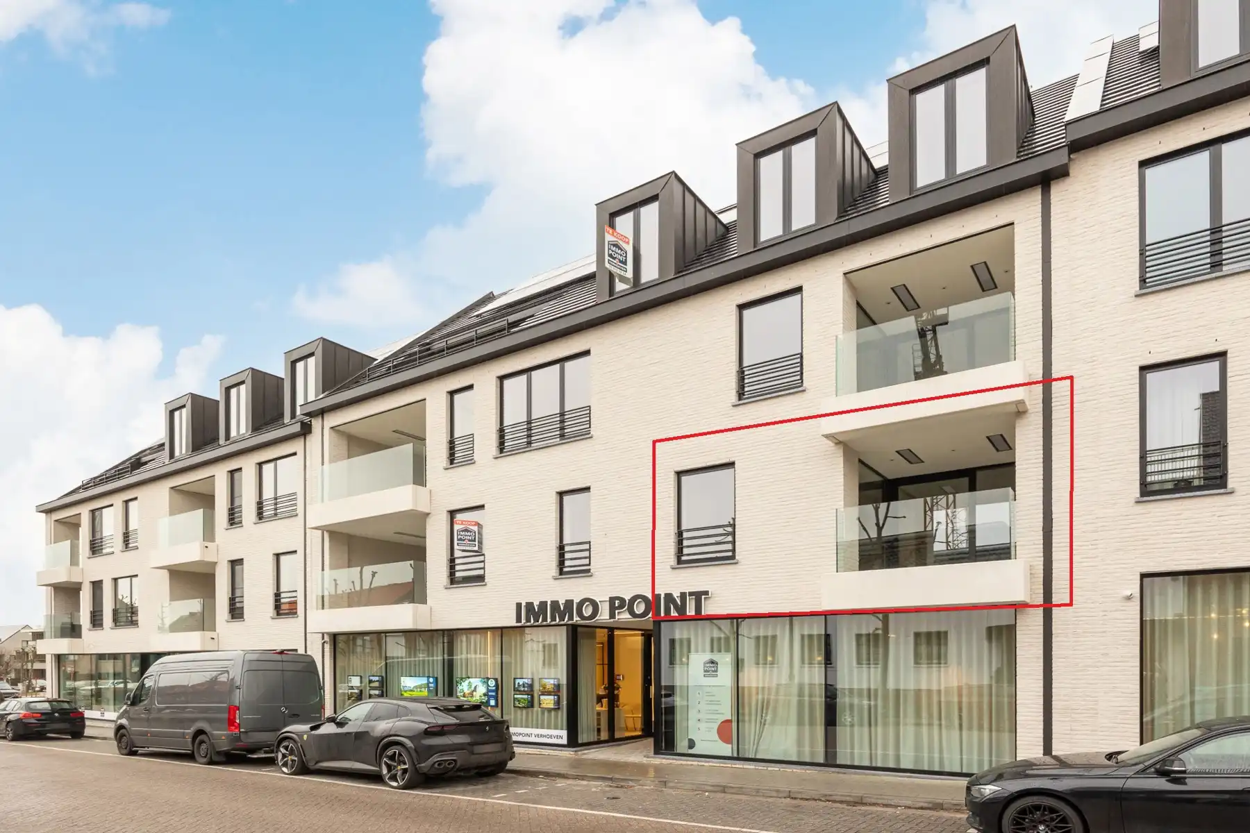 De Tram A1.3 - Appartement op de 1ste verdieping van 85m² met 2 slaapkamers en terras. foto {{pictureIndex}}