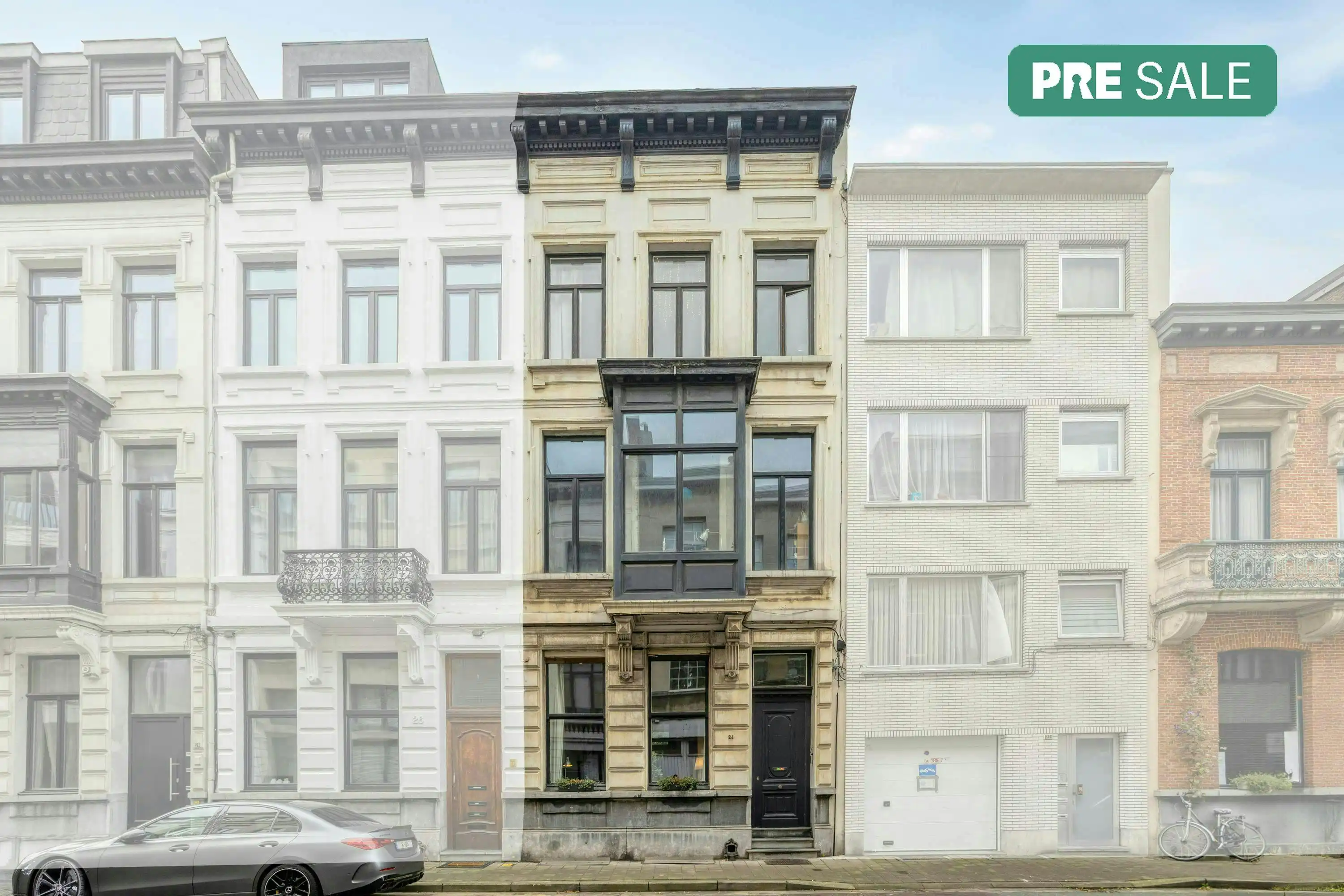 Hoofdfoto van de publicatie: Uniek herenhuis met tuin en garage te koop in Antwerpen