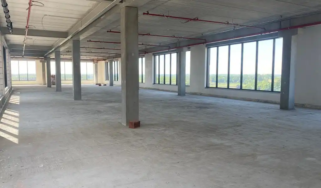 Kantoren te huur in nieuwbouwproject Ouverture tegenover KBC toren te Gent foto 4