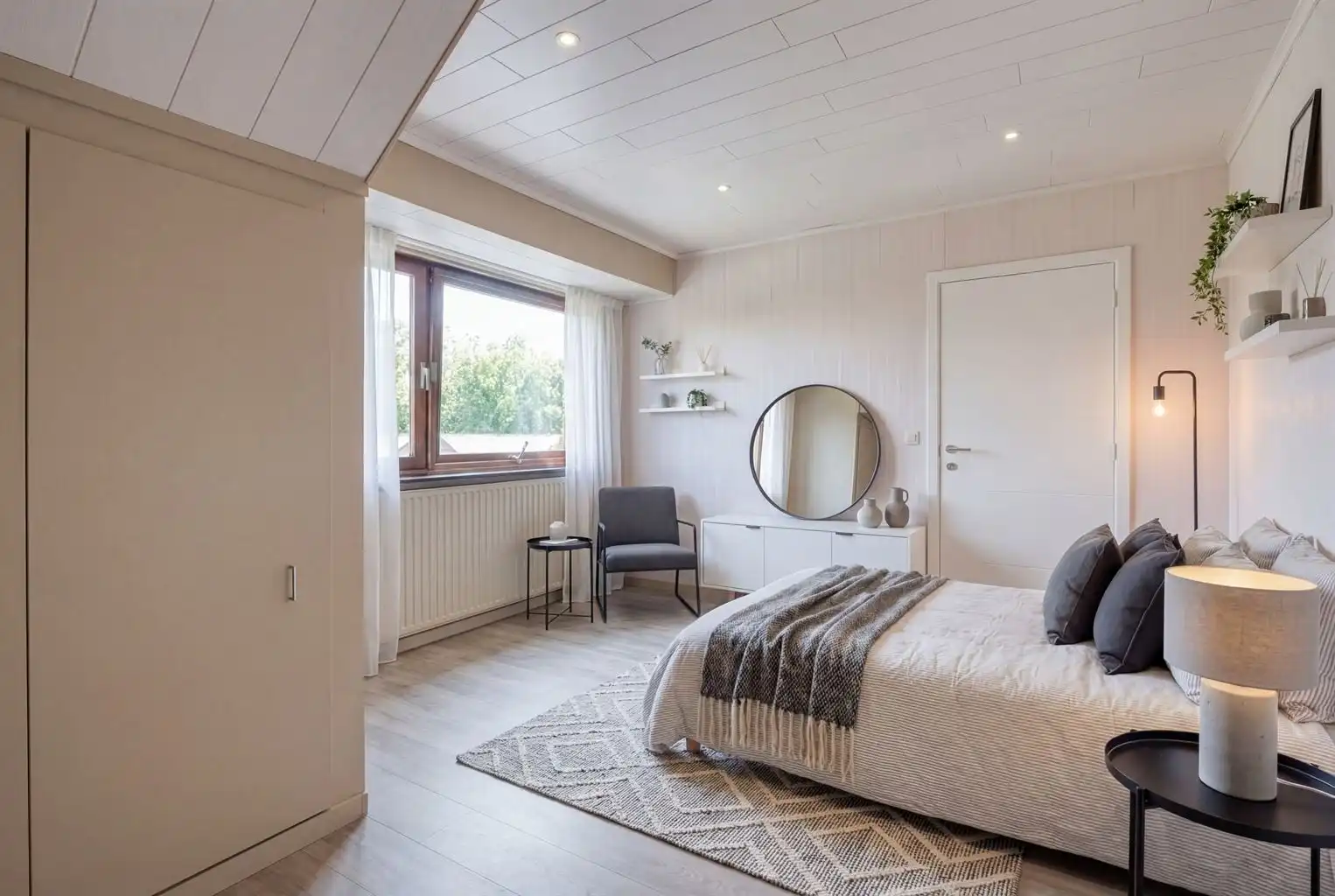 Vrijstaande woning met 4 slaapkamers, ruime tuin en garage op een riant perceel van 9a99ca, rustig gelegen nabij het centrum van Maaseik.  foto 15