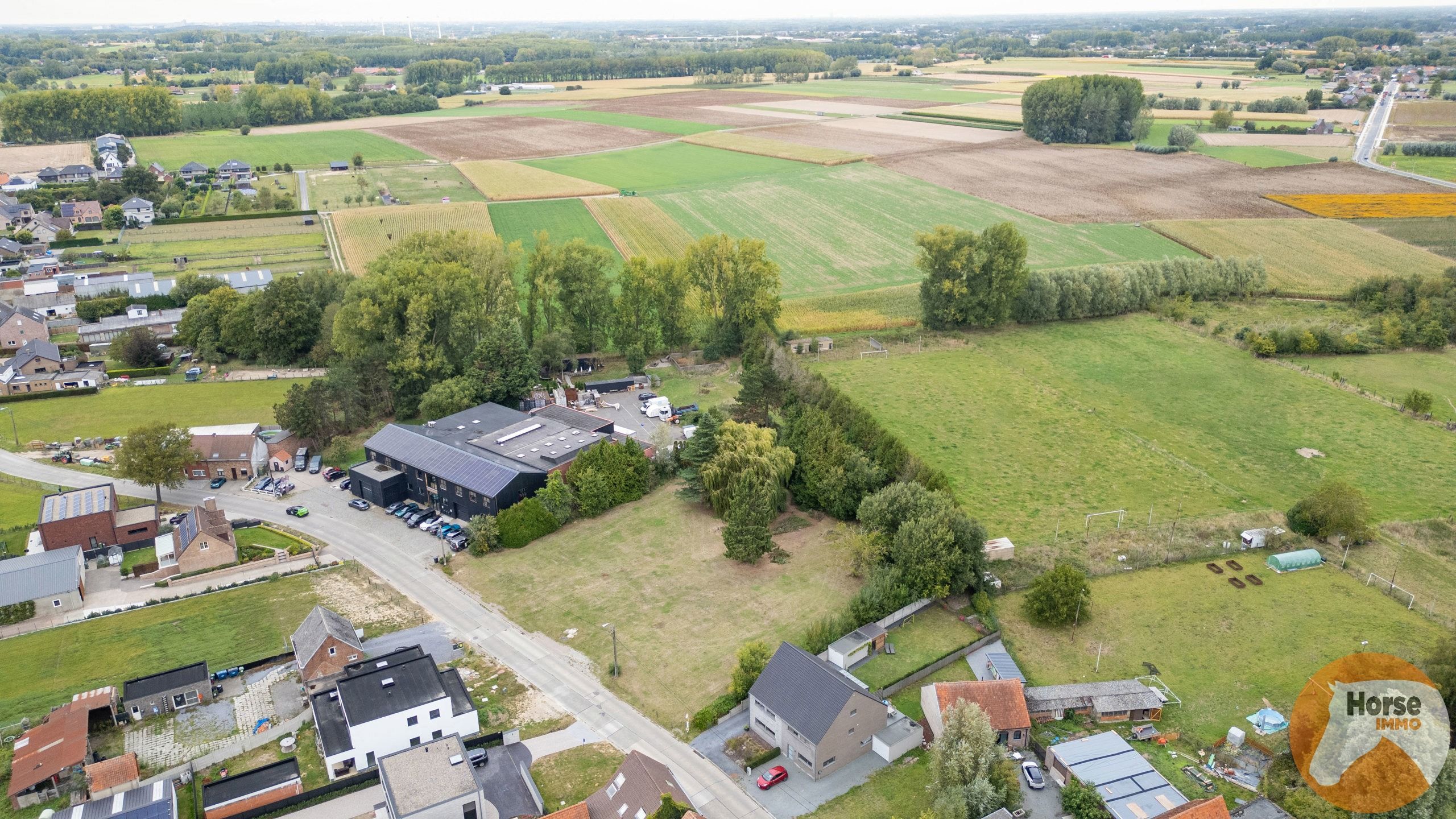 BAVEGEM- Bouwgrond (lot 1) voor halfopen bebouwing met weide foto 4