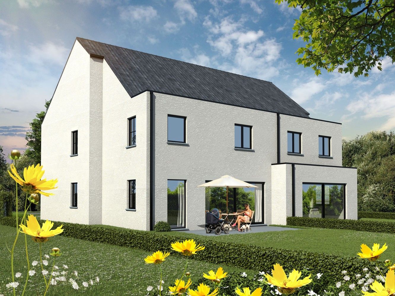 Energiezuinige Nieuwbouwwoning te koop in Sint-Michiels – Comfortabel en Duurzaam Wonen foto 3