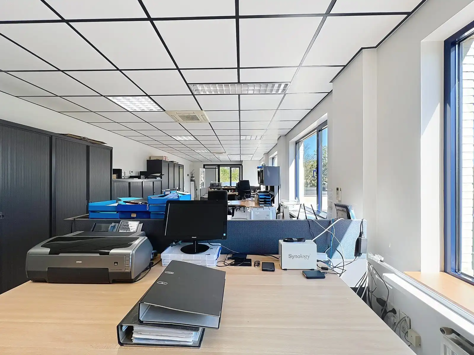 KANTOORGEBOUW (124 m²) met ATELIER (630 m²) én eigen parking op zeer goede ligging nabij centrum KORTRIJK ! foto 13