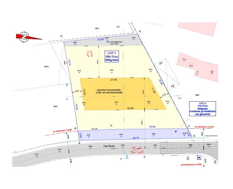 Rustig gelegen ZW gerichte bouwgrond van 821 m² voor ruime ééngezinswoning ! foto 3