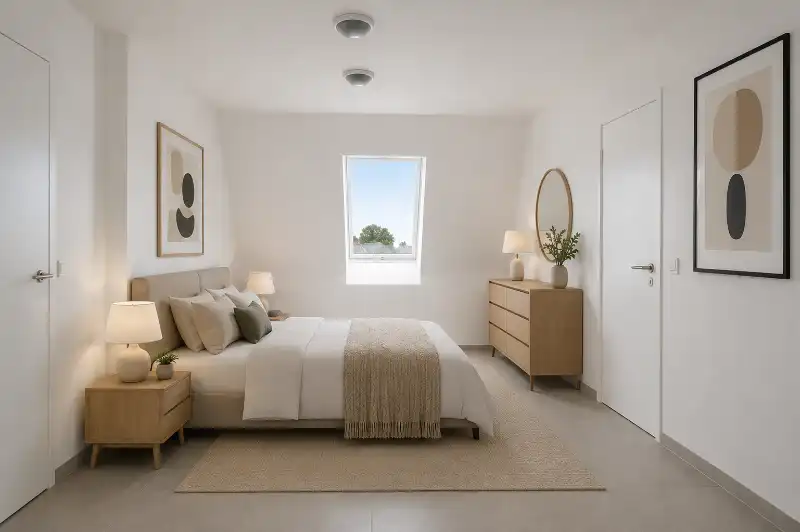 Stijlvol nieuwbouwappartement met 3 slaapkamer nabij het station van Evergem foto 8