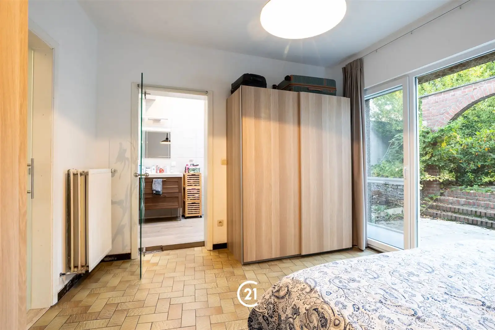 Gelijkvloers appartement met ruime tuin in Herzele foto 11