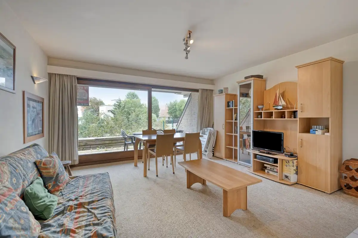 Hoofdfoto van de publicatie: Charmant 1 slaapkamer appartement met terras en mogelijkheid tot aankoop van een garage