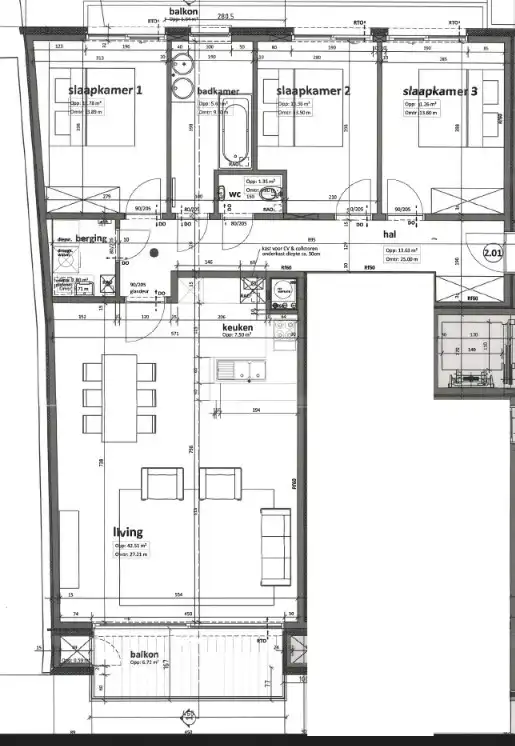 Ruim appartement met aangenaam zonneterras foto 24