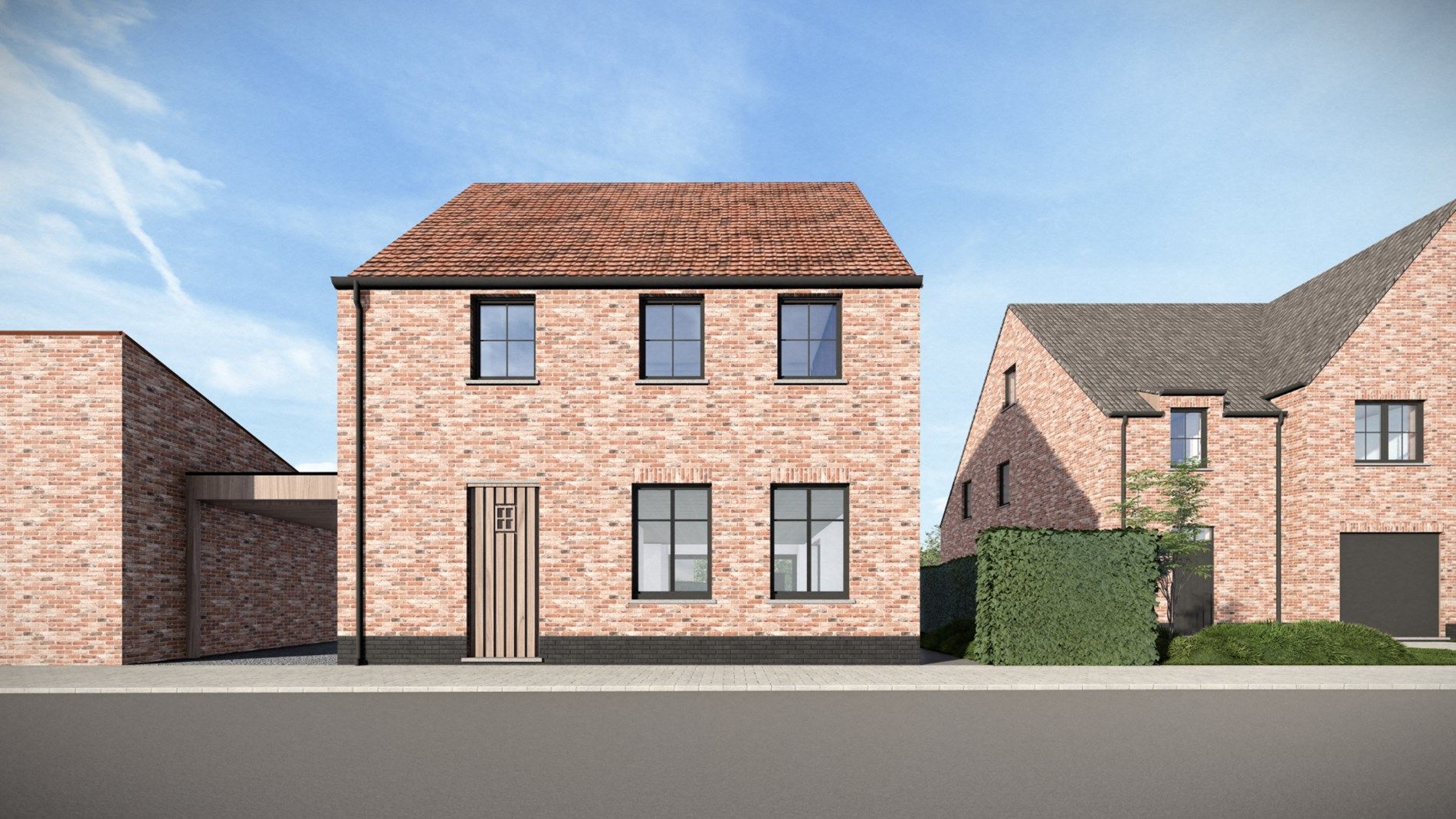 Alleenstaande nieuwbouwwoning met 4 slaapkamers en tuin te Koekelare  foto {{pictureIndex}}