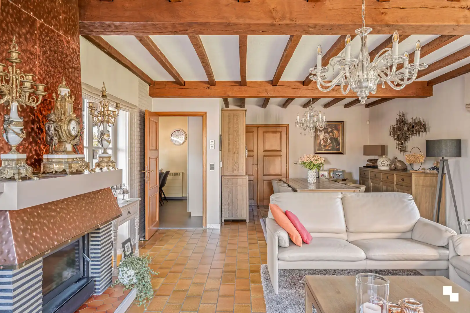 Alleenstaande woning met zicht op de velden in Oosterzele foto 7