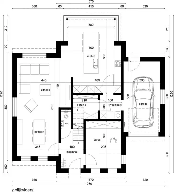 Nieuw te bouwen alleenstaande woning te Dikkebus. foto 3