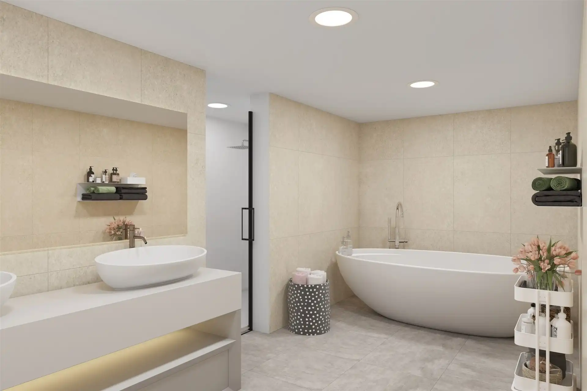 Residentie ARBOR - Ruim gelijkvloersappartement (128m²) met 2 slaapkamers en tuin foto 3