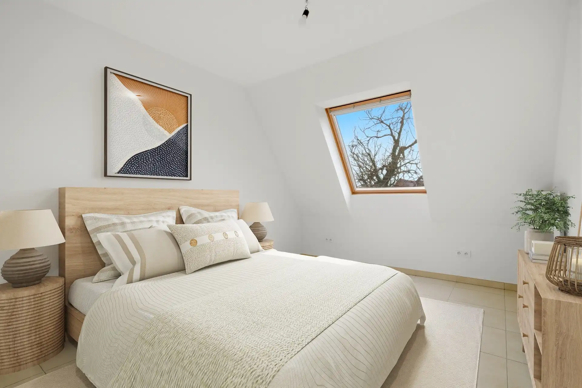 Modern en energiezuinig appartement op rustige locatie in doodlopende straat te Hamme foto 9