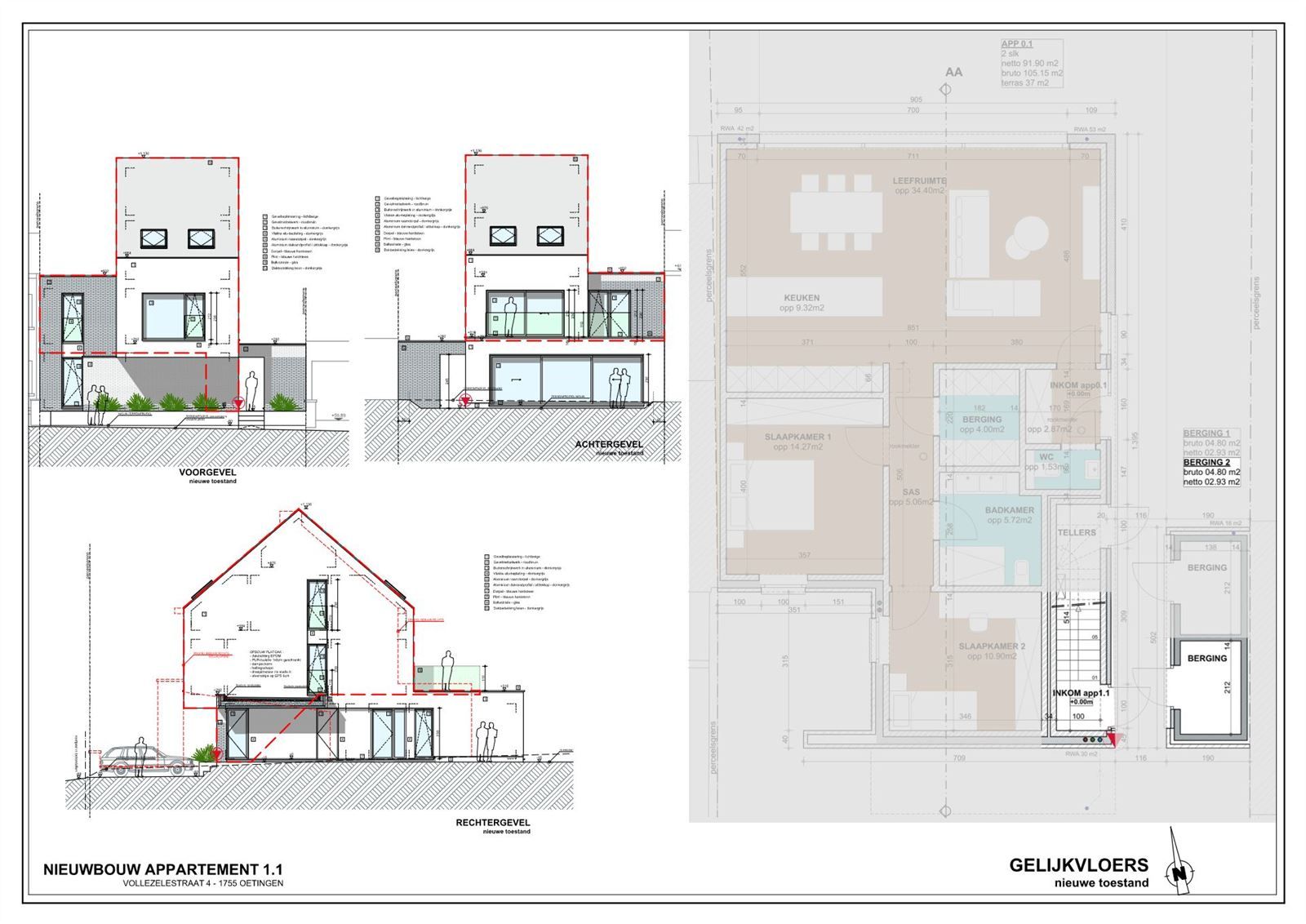 Nieuwbouw duplex-appartement TE KOOP te Oetingen foto 4