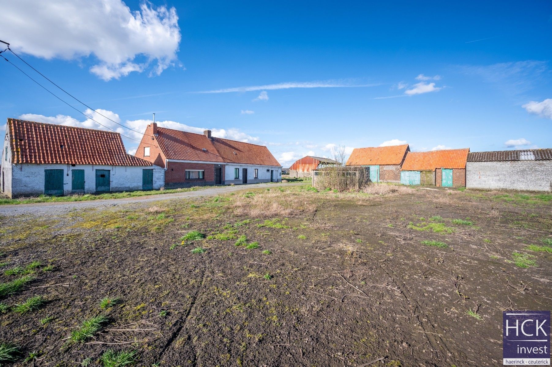 KRUISHOUTEM - Hoeve met woonhuis, landgebouw en hangaar op 2ha 67a foto 5