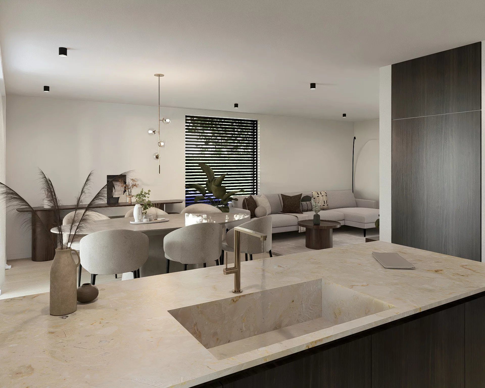 EXCLUSIEVE NIEUWBOUWWONING MET 3 SLPK'S OP HALFOPEN PERCEEL VAN 4A06CA IN DIEPENBEEK foto 7