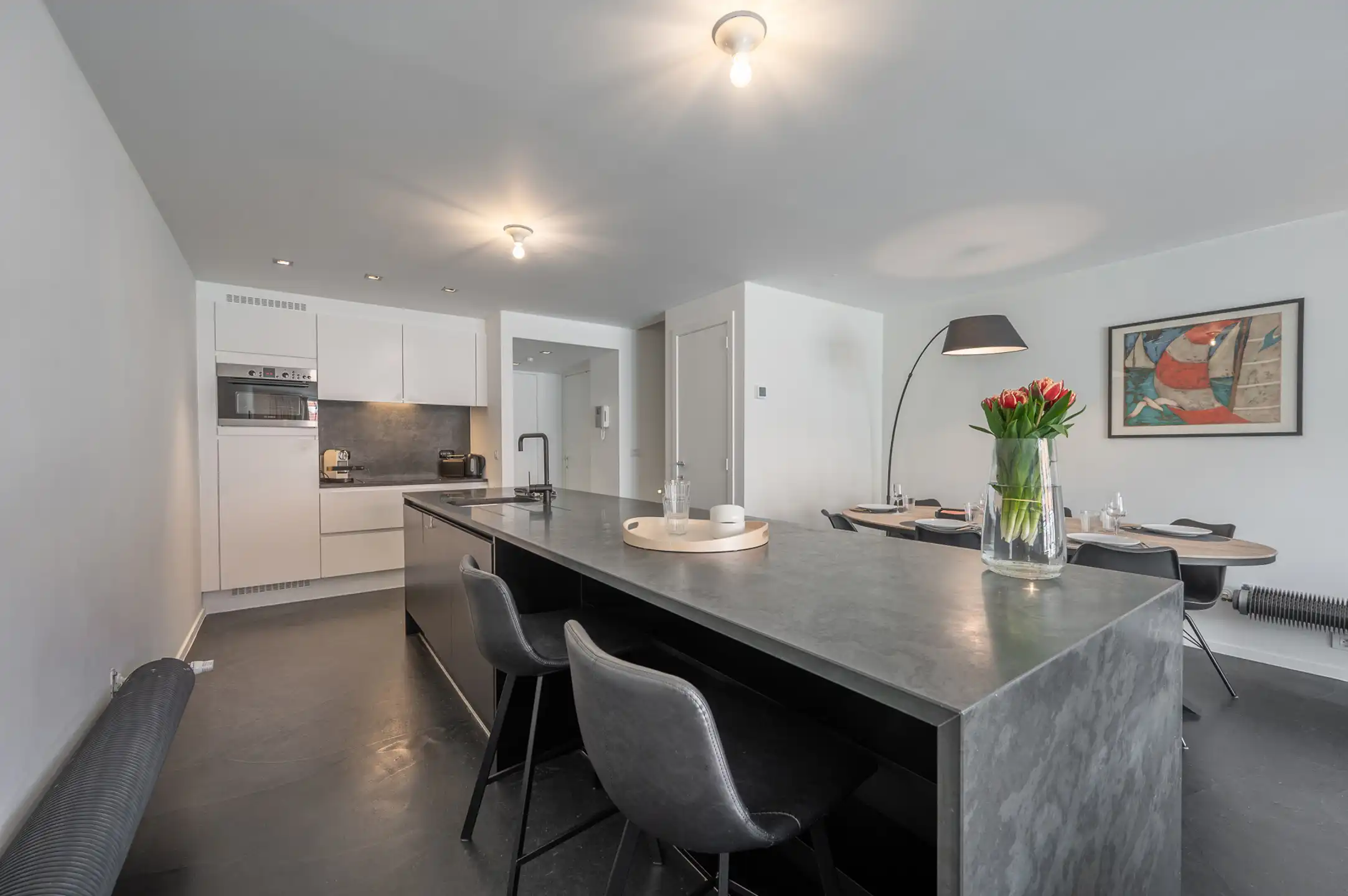 Hedendaags duplex appartement aan de rand van het Zoute... foto 7