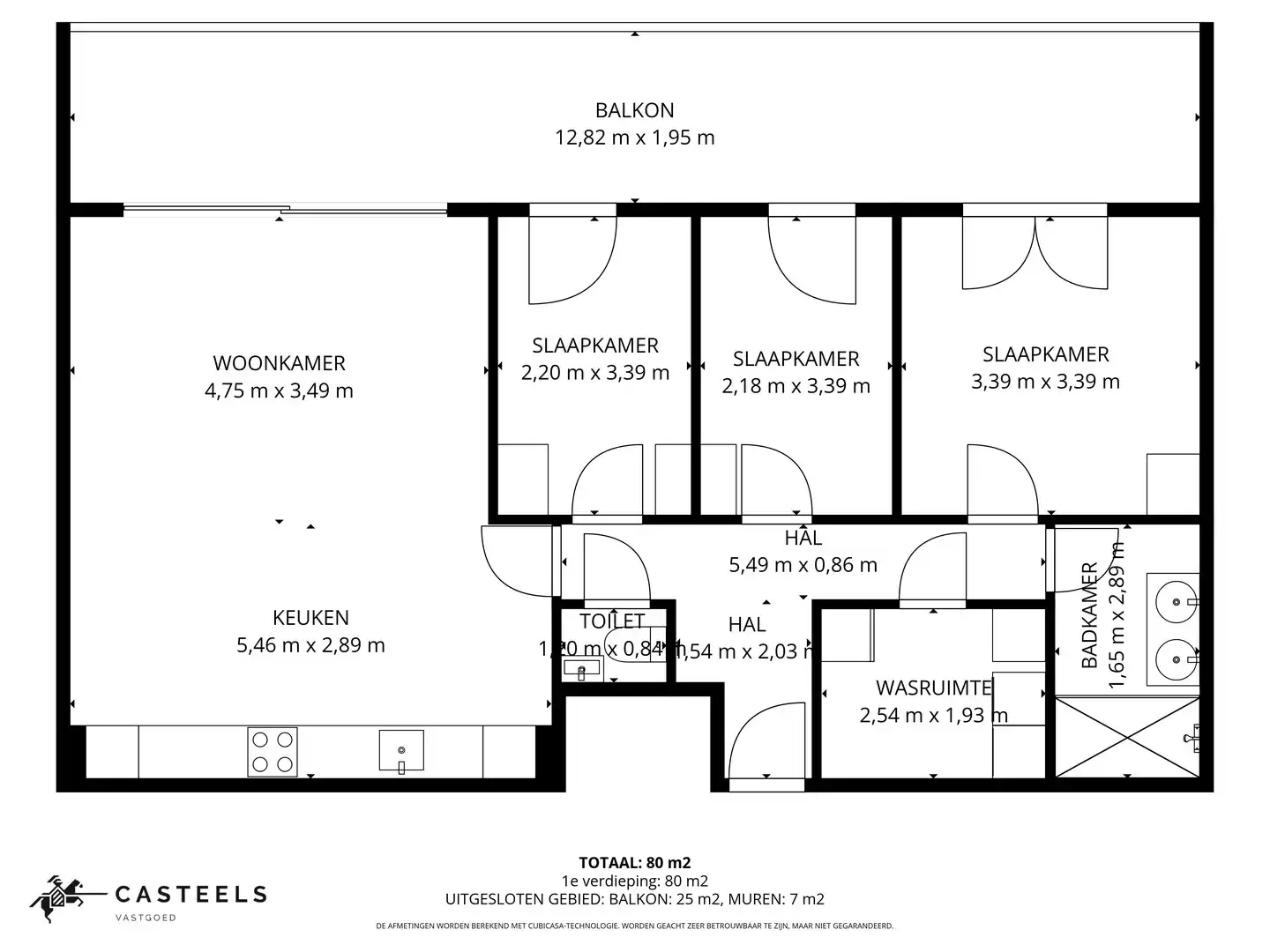 Wonen aan de Leie in een recent nieuwbouwappt met ruim terras foto 23