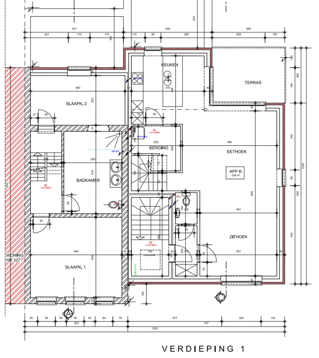 Vergund project renovatie 180m² + 2 nieuwbouwapp. 99 + 142m² foto 6