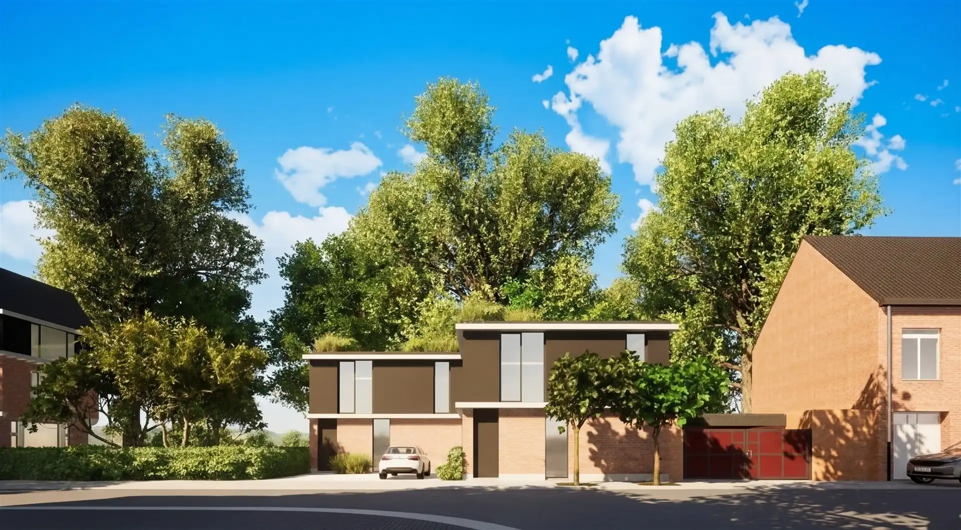 Gesloten nieuwbouwwoning met 3 slaapkamers en mooie tuin. foto 2