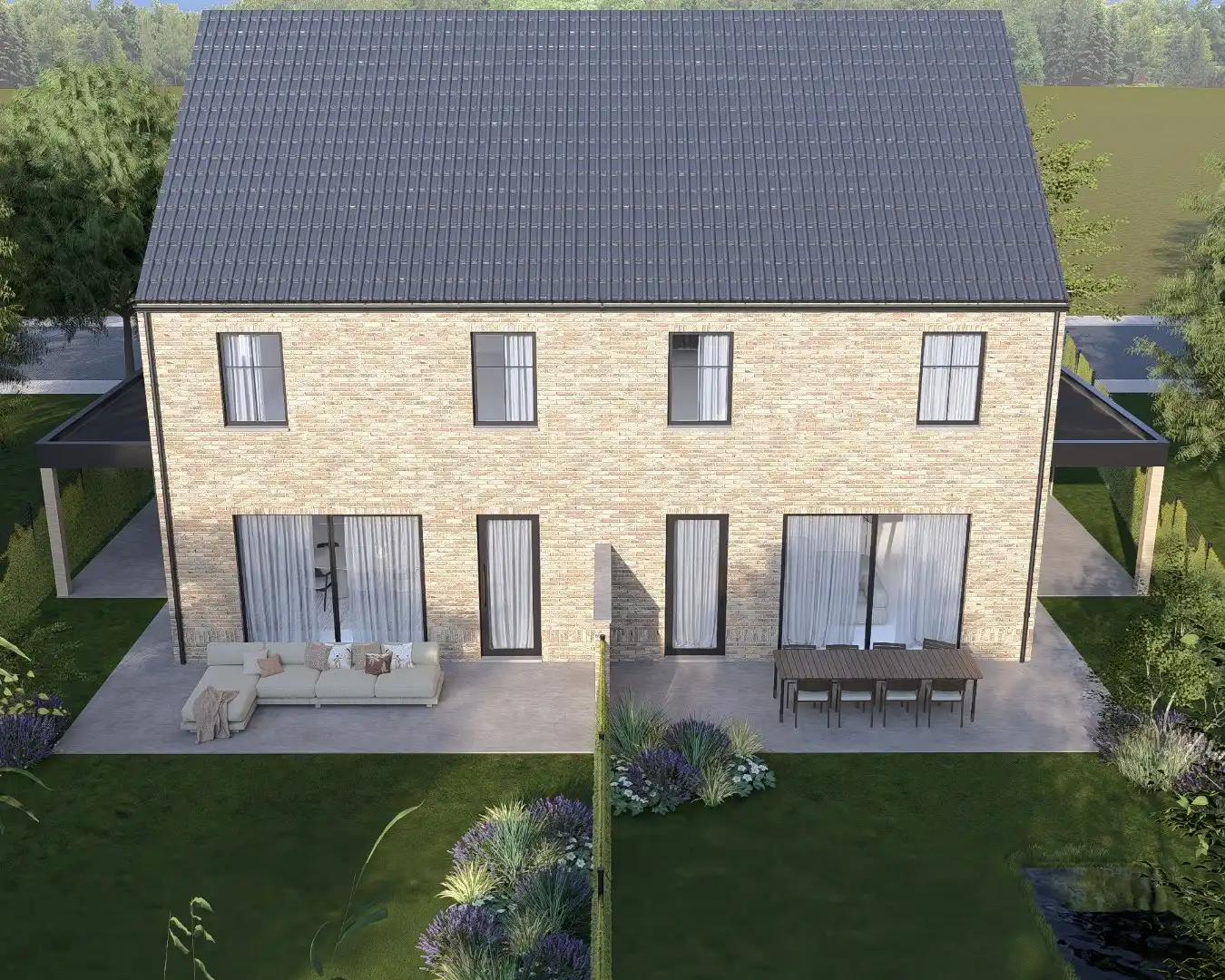 Halfvrijstaande nieuwbouwwoning gelegen op een perceel van 3a23ca op een gunstige locatie nabij het centrum van Bree!  foto 12