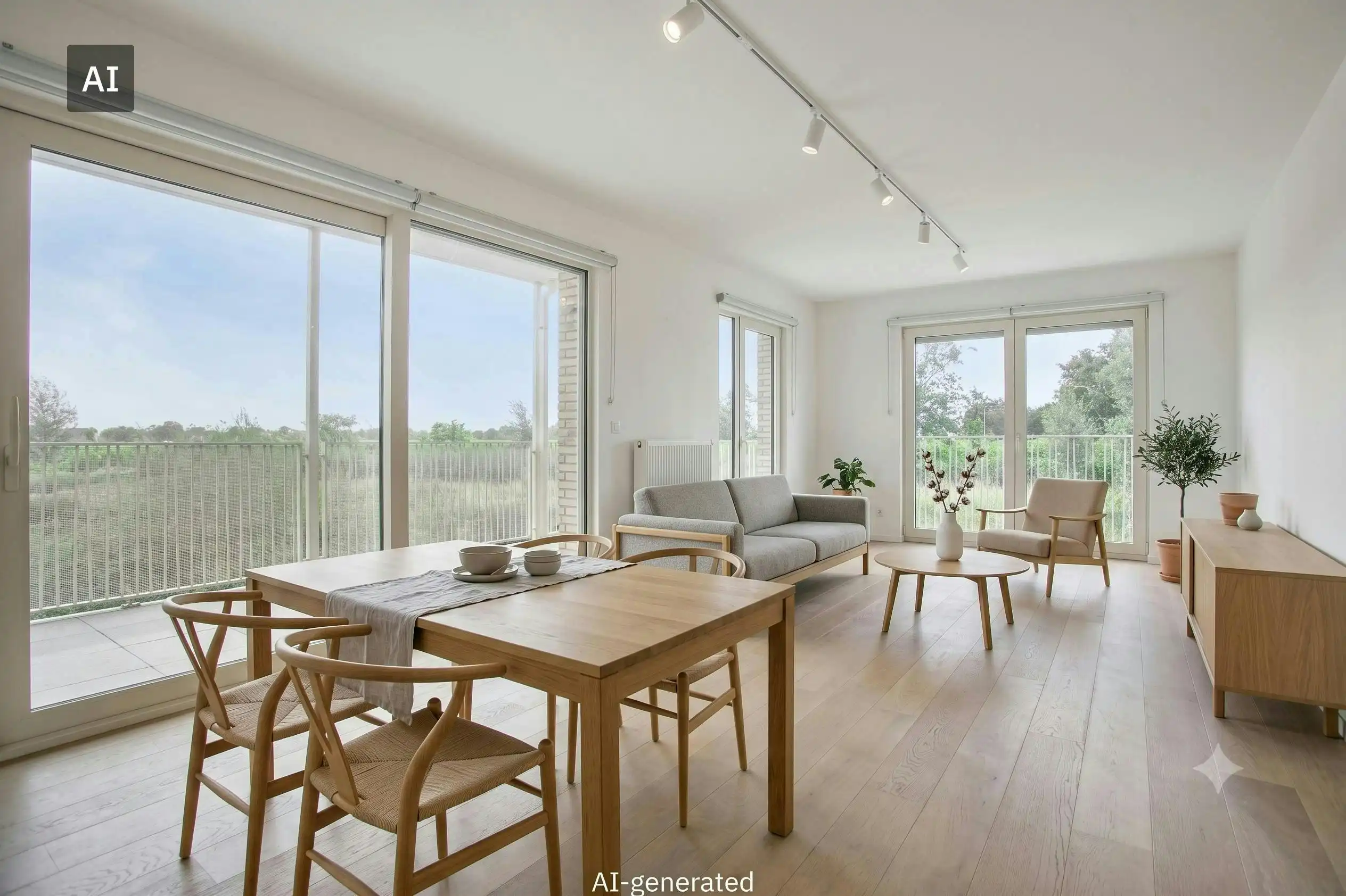 Recent appartement met spectaculair zicht te koop in Eke foto 8