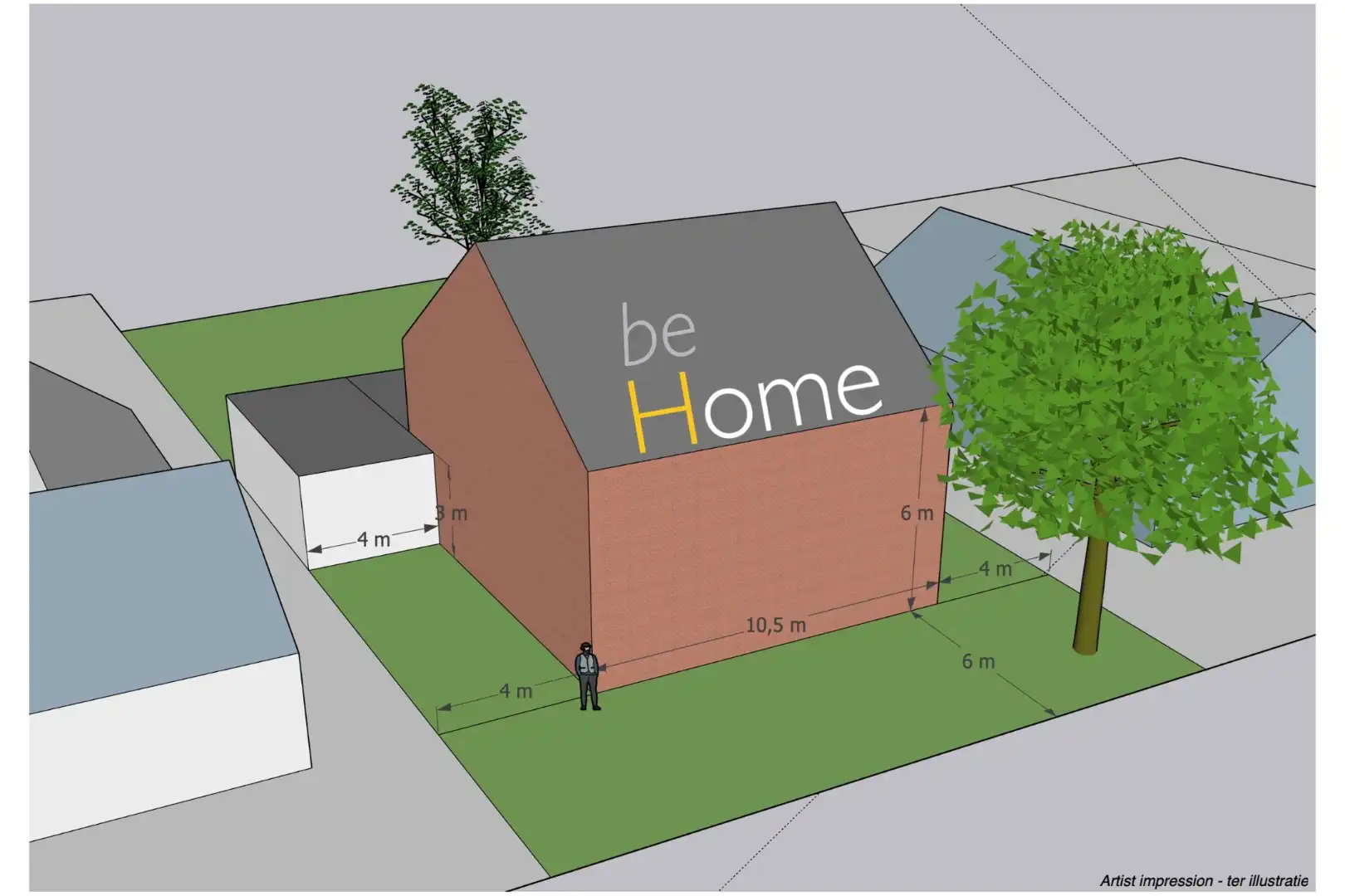 Bouwgrond open bebouwing - Peperstraat Merchtem foto 4