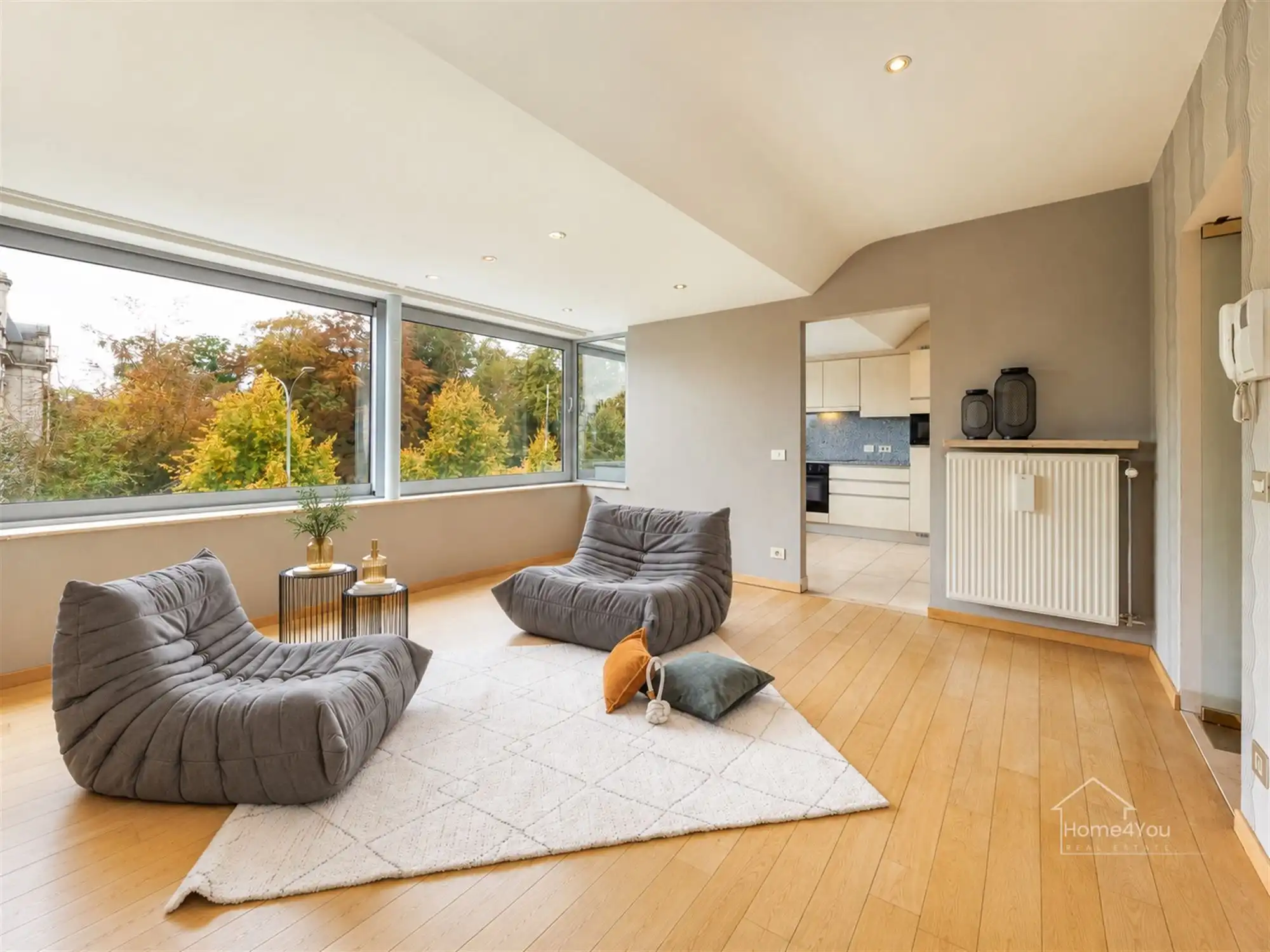 Ruim 2-slaapkamerappartement met prachtig zicht op Domein foto 3