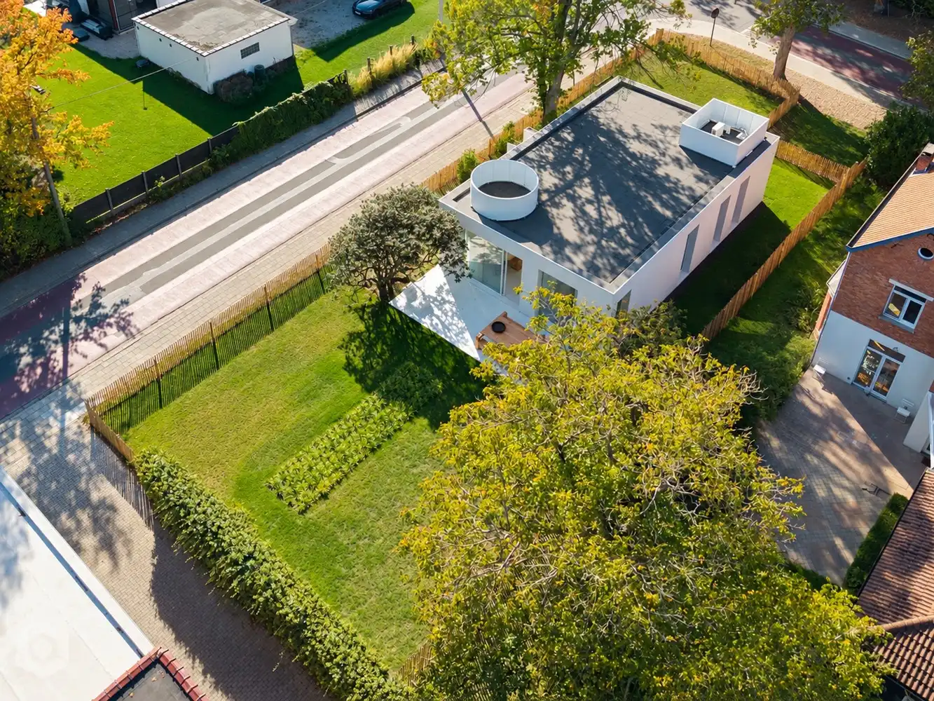 Exclusieve en energiezuinige designvilla met 3 slaapkamers op toplocatie te Mechelen foto {{pictureIndex}}