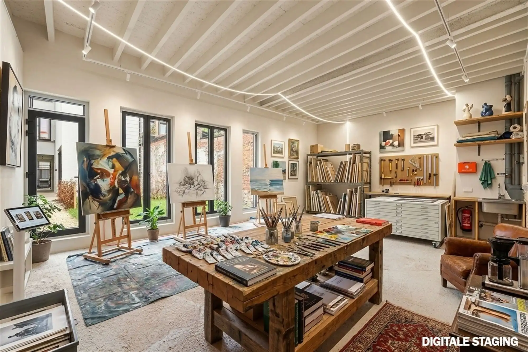 Centraal gelegen casco ruimte met privatieve tuin.  foto 11