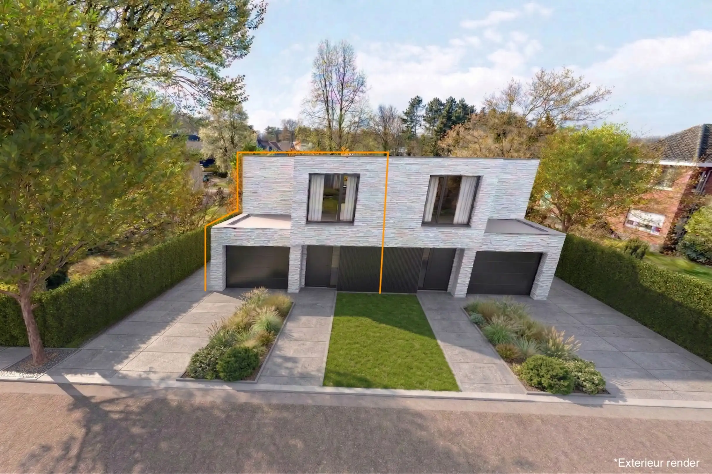 Bouwgrond voor halfopen bebouwing op 4a38 te Helchteren foto {{pictureIndex}}