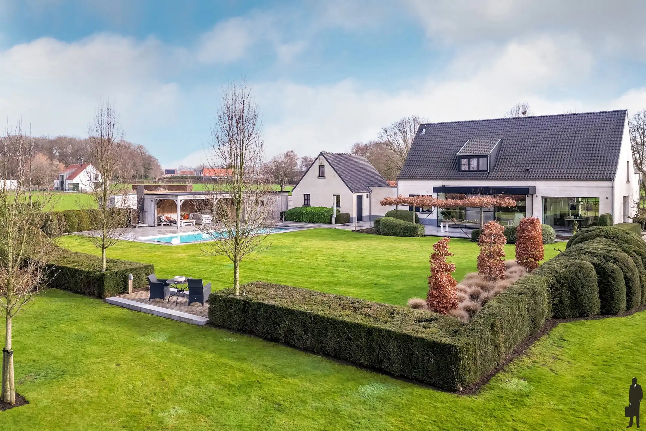 Instapklare villa temidden van uitgestrekte weilanden en landerijen!  foto 3