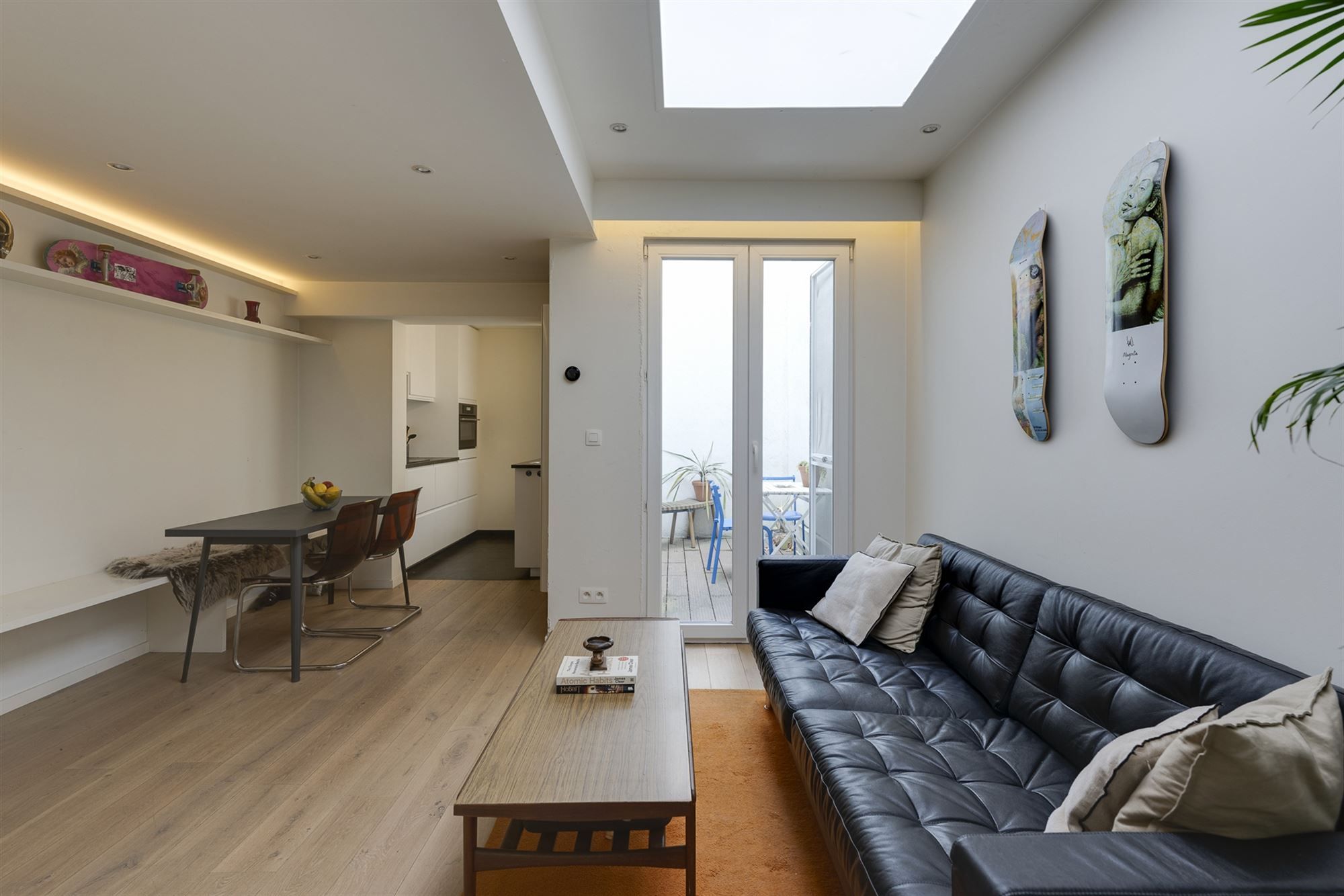 Cozy gelijkvloers appartement met stadskoer foto 2
