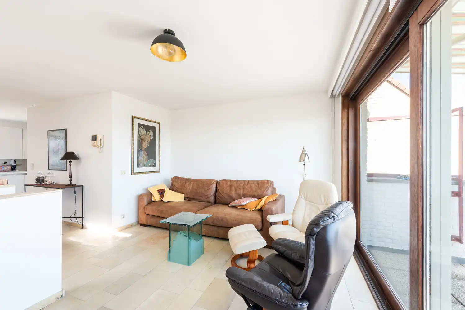 Ruim duplexappartement met zonnig terras en prachtig open uitzicht in Duinbergen foto 5