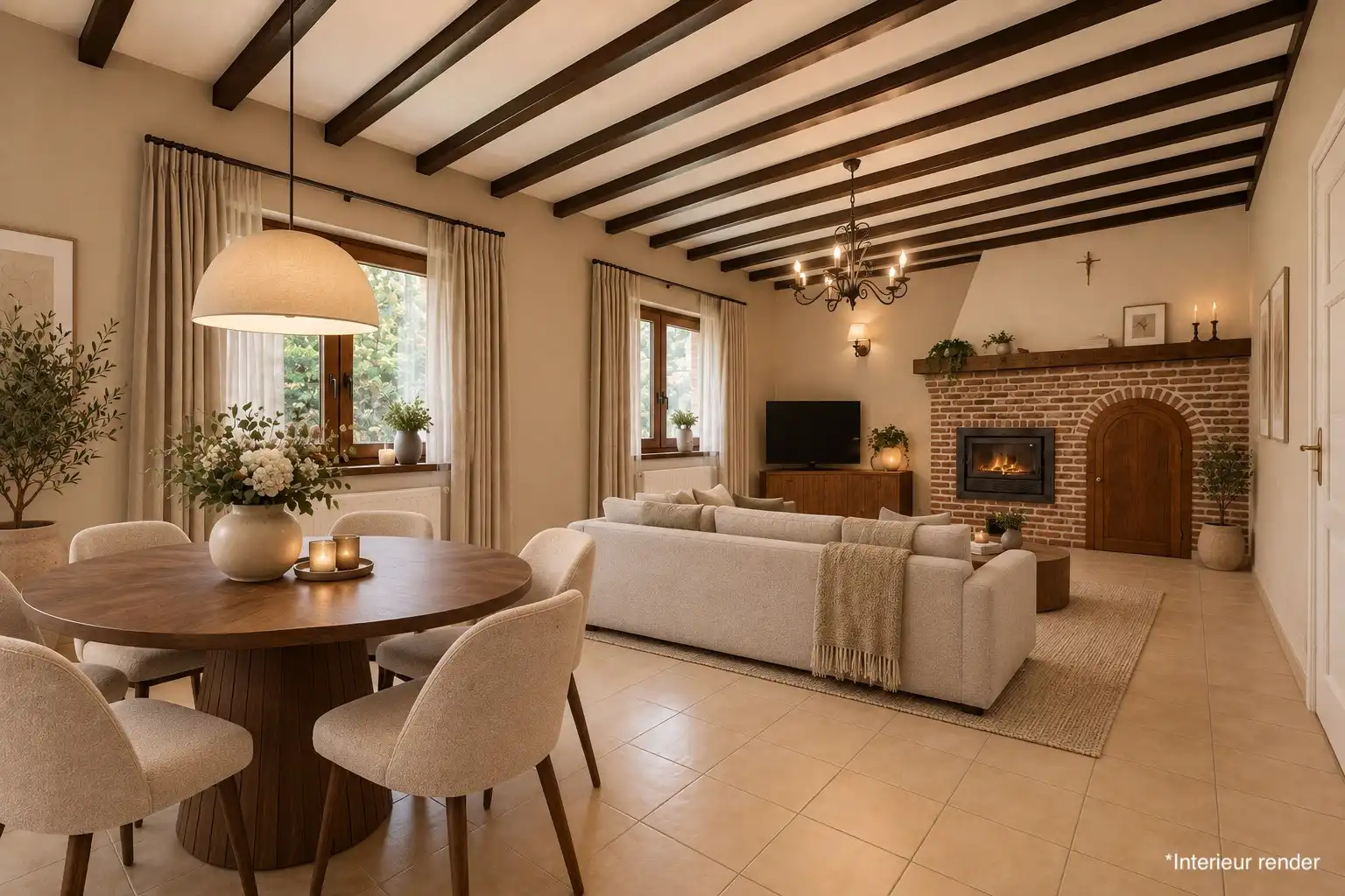 Open bebouwing op 4.010 m² rustig gelegen met flexibele indeling en sterke bouw in Paal foto 4