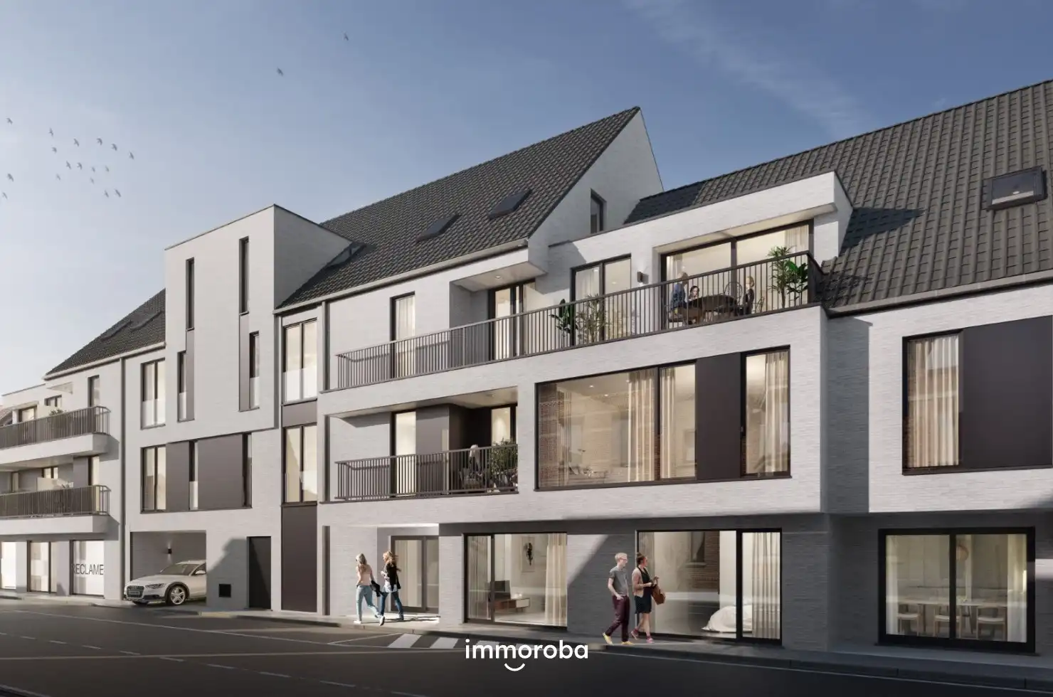 Nieuwbouwappartement met 2 slaapkamers & terras – 2e verdiep – Residentie Albert & Jerome foto 3