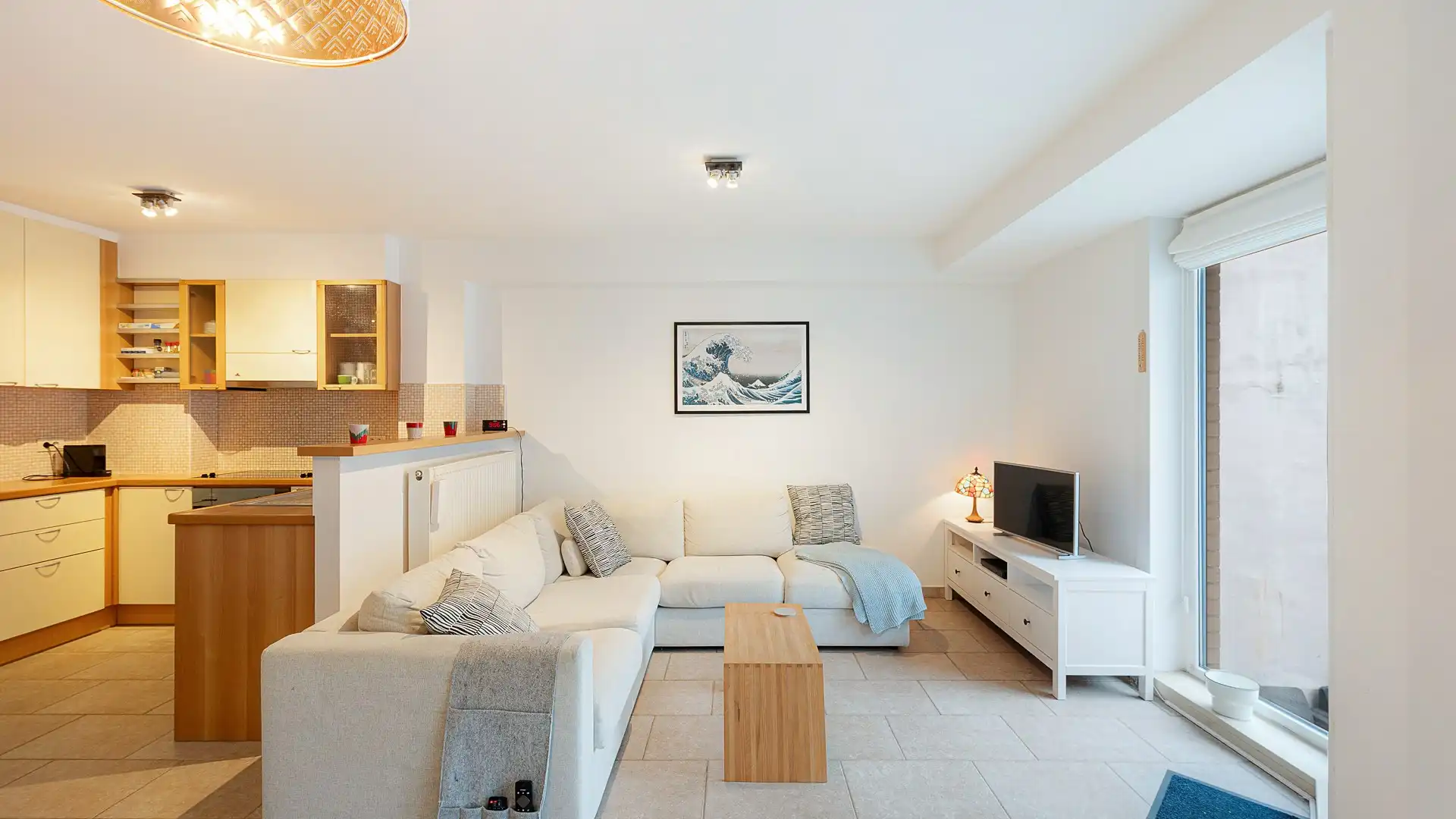 Appartement met drie slaapkamers en extra groot terras/tuin  foto 2
