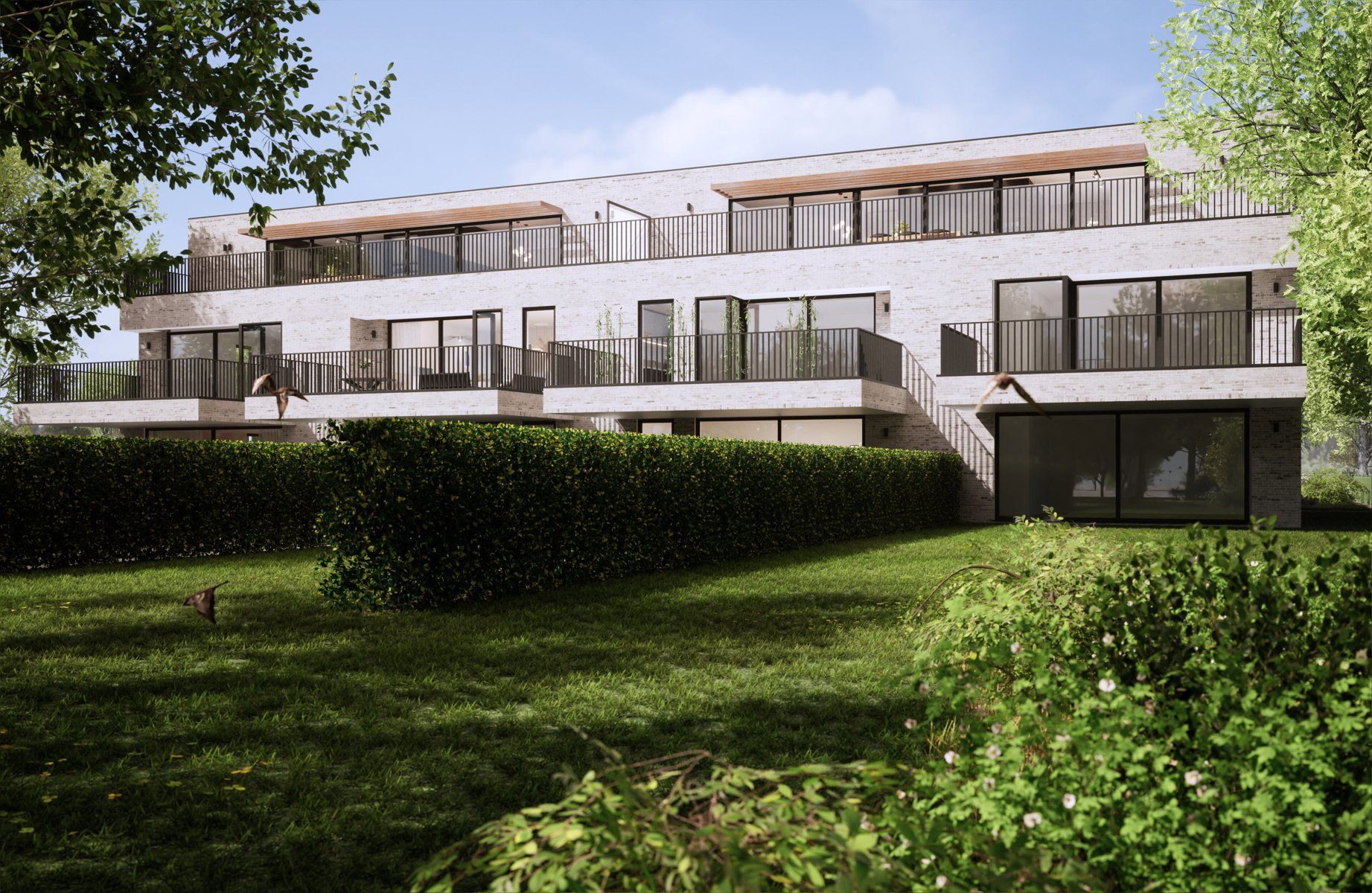 Prestigieus nieuwbouwappartement met ruime tuin en terras. foto 4