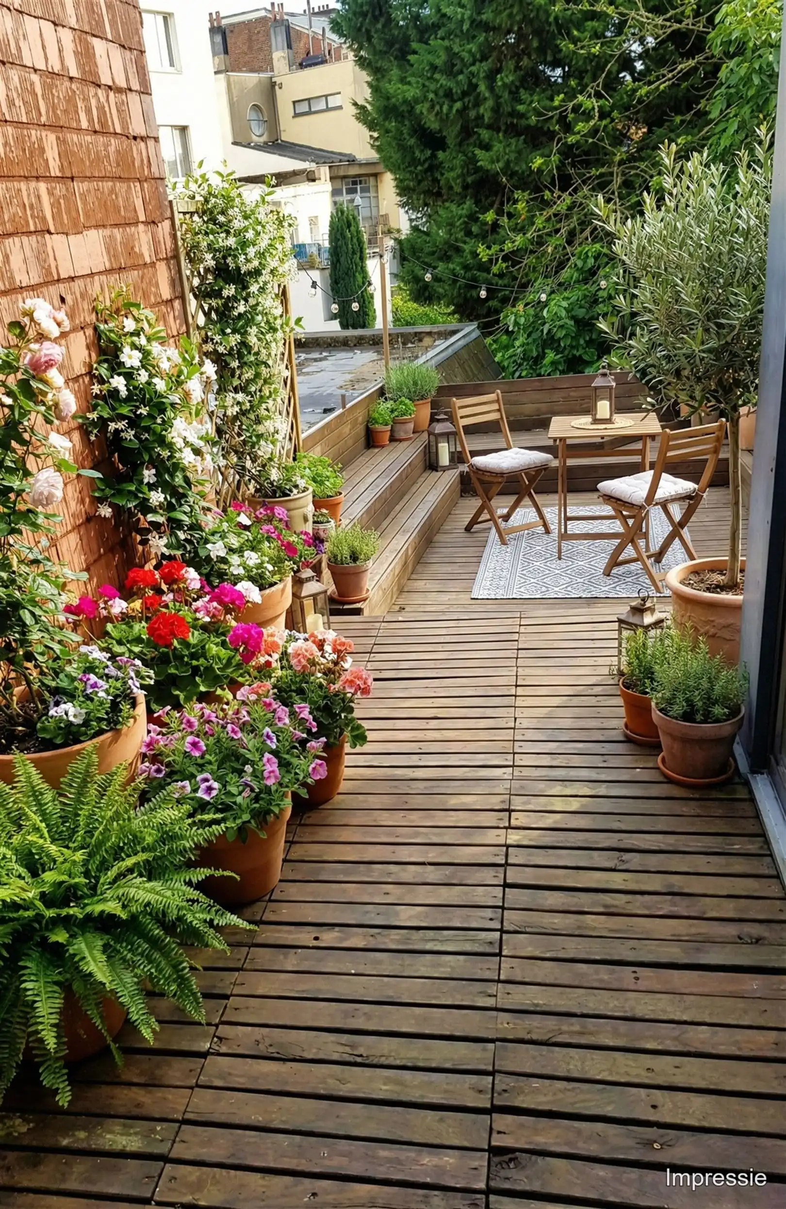 Handelspand met triplex appartement in centrum Mortsel. foto 16