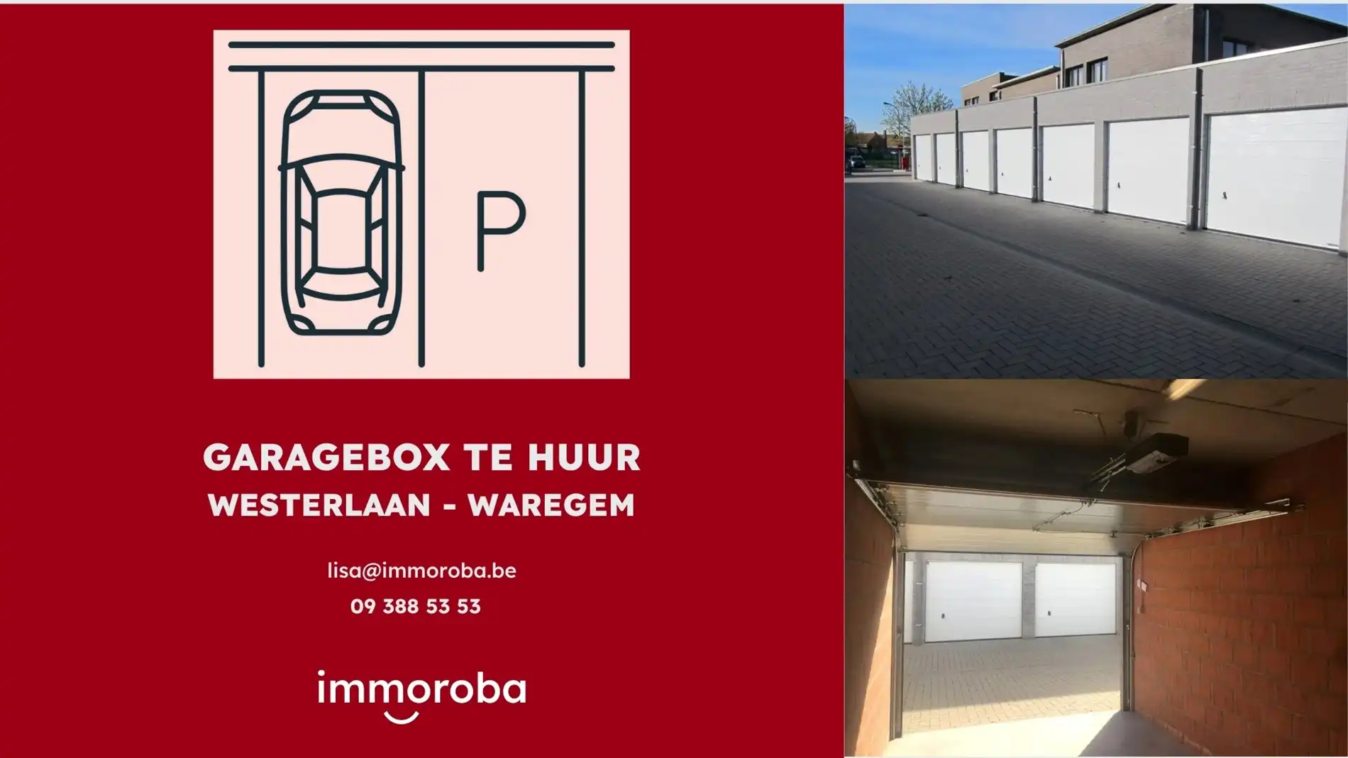 Garage te huur Westerlaan 39 -/23 - 8790 Waregem