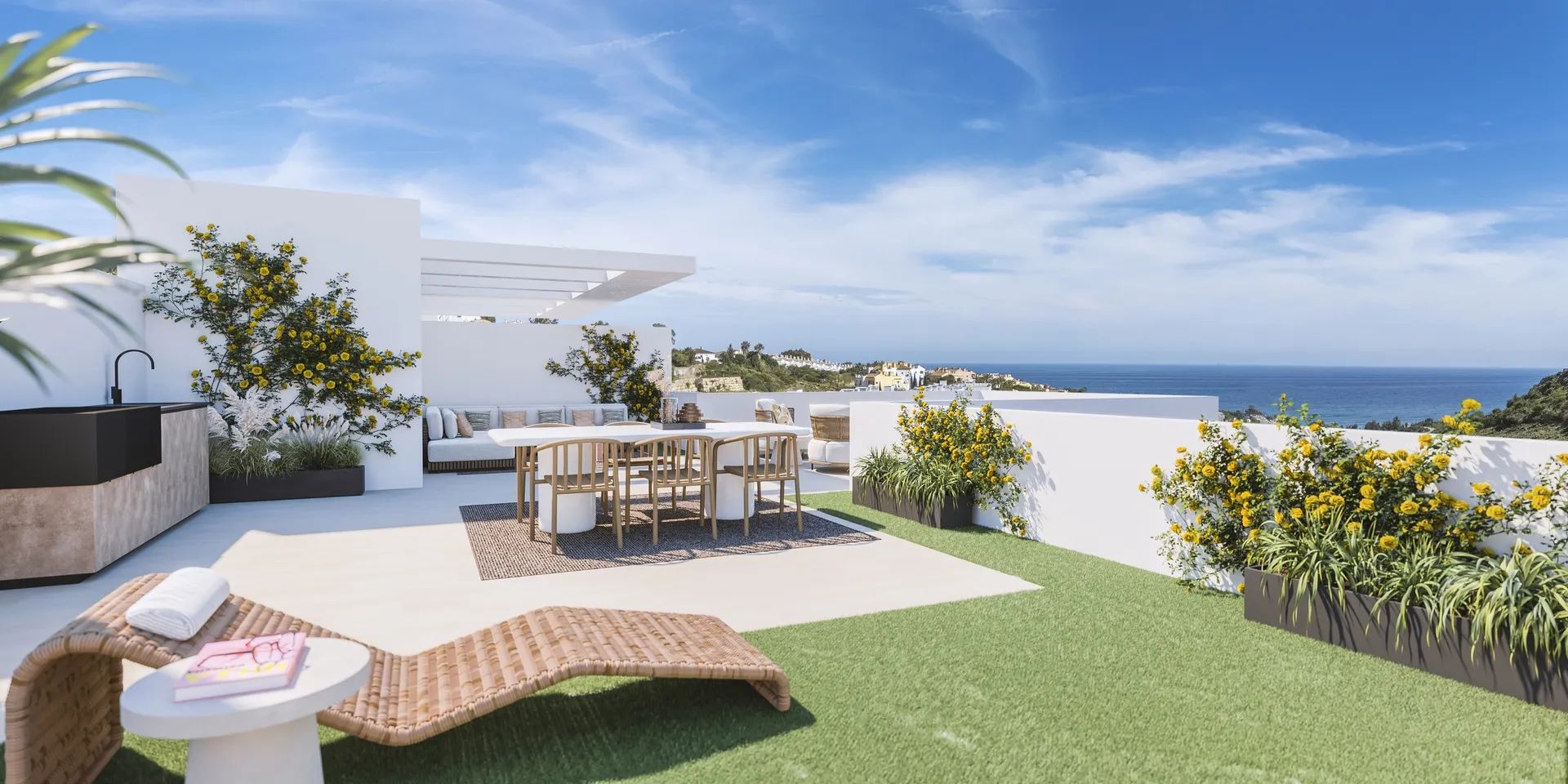 Exclusieve nieuwbouwappartementen in Manilva met adembenemend uitzicht op zee, Gibraltar en Afrika foto 9