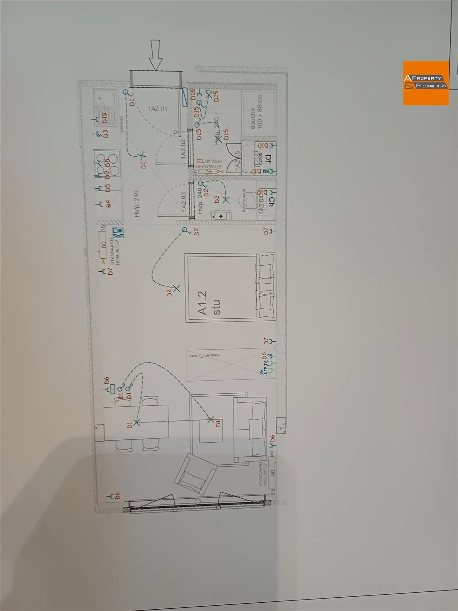 Ruime gemeubileerde studio met parkeerplaats en kelder foto 11