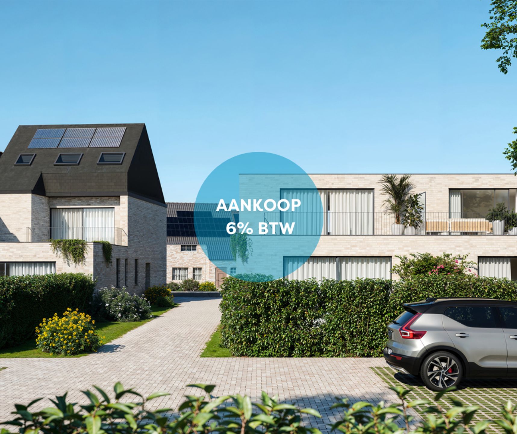 Gelijkvloers appartement met drie slaapkamers en tuin  foto {{pictureIndex}}