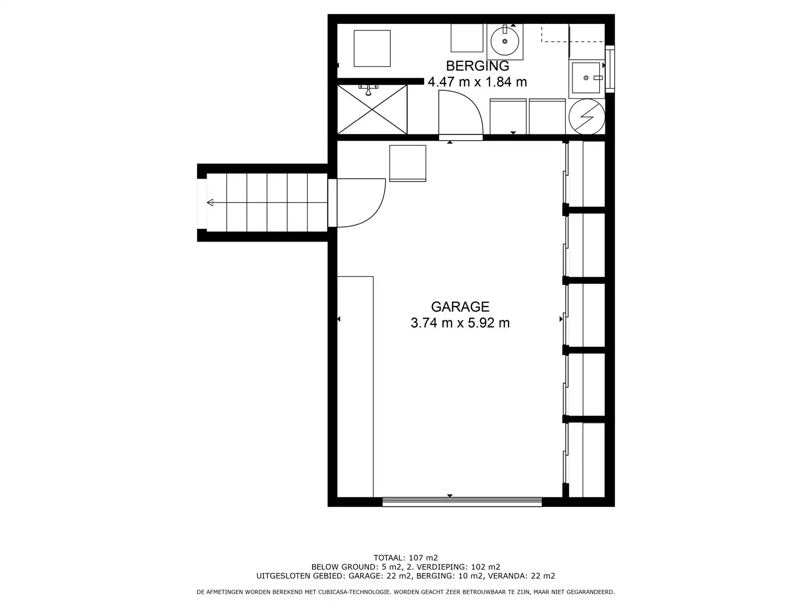 Gelijkvloerse villa met 3 slks & tuin op 7 minuten van  E40  foto 14