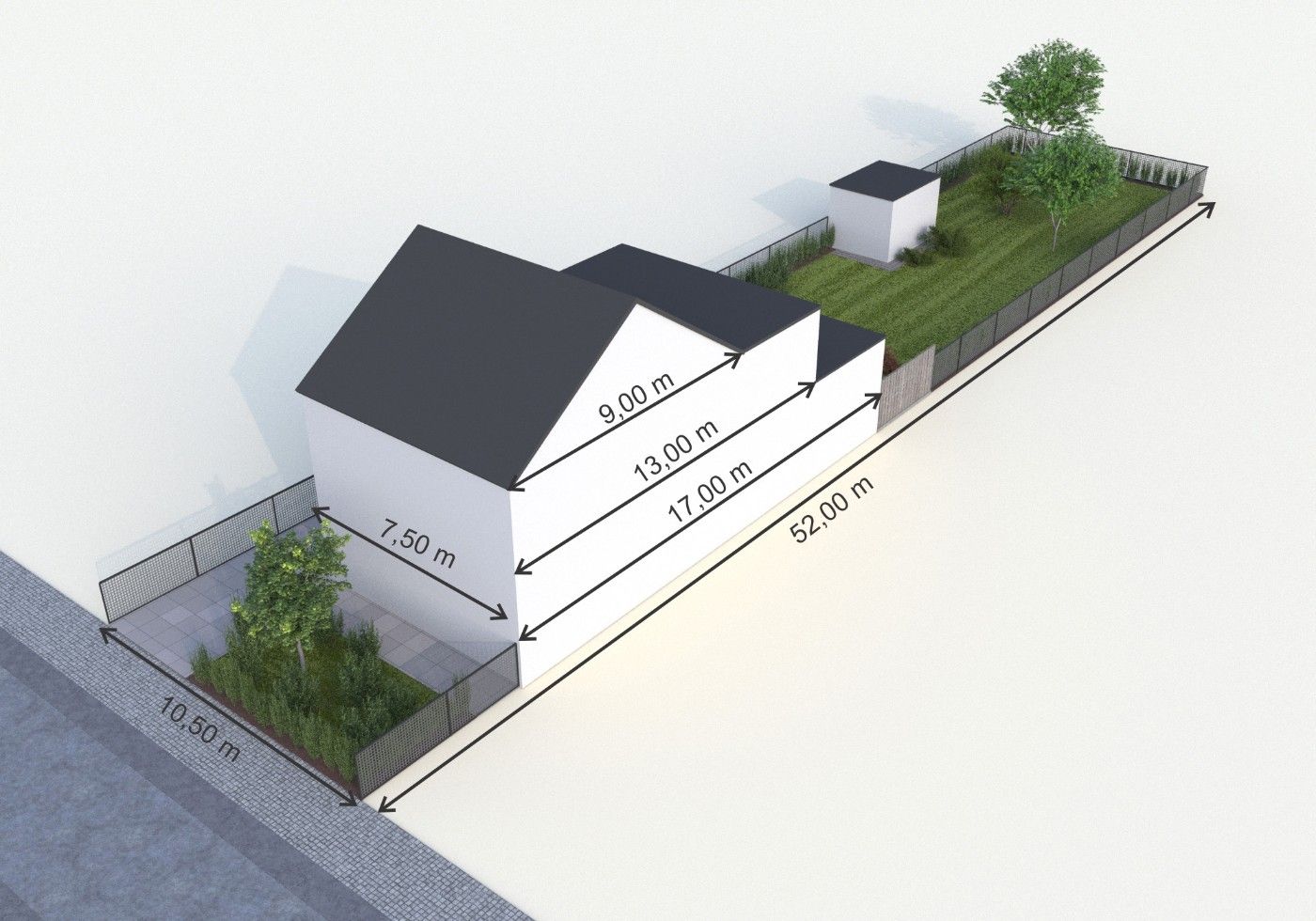 Rustig gelegen bouwgrond voor een halfopen bebouwing op 546m² foto 3