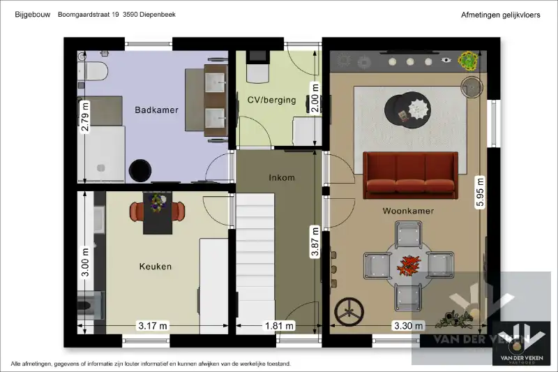Te renoveren (uitbreidbare) woning (6% btw) met garage op een rustig gelegen perceel van +- 11are op wandelafstand van het centrum van Diepenbeek! foto 15