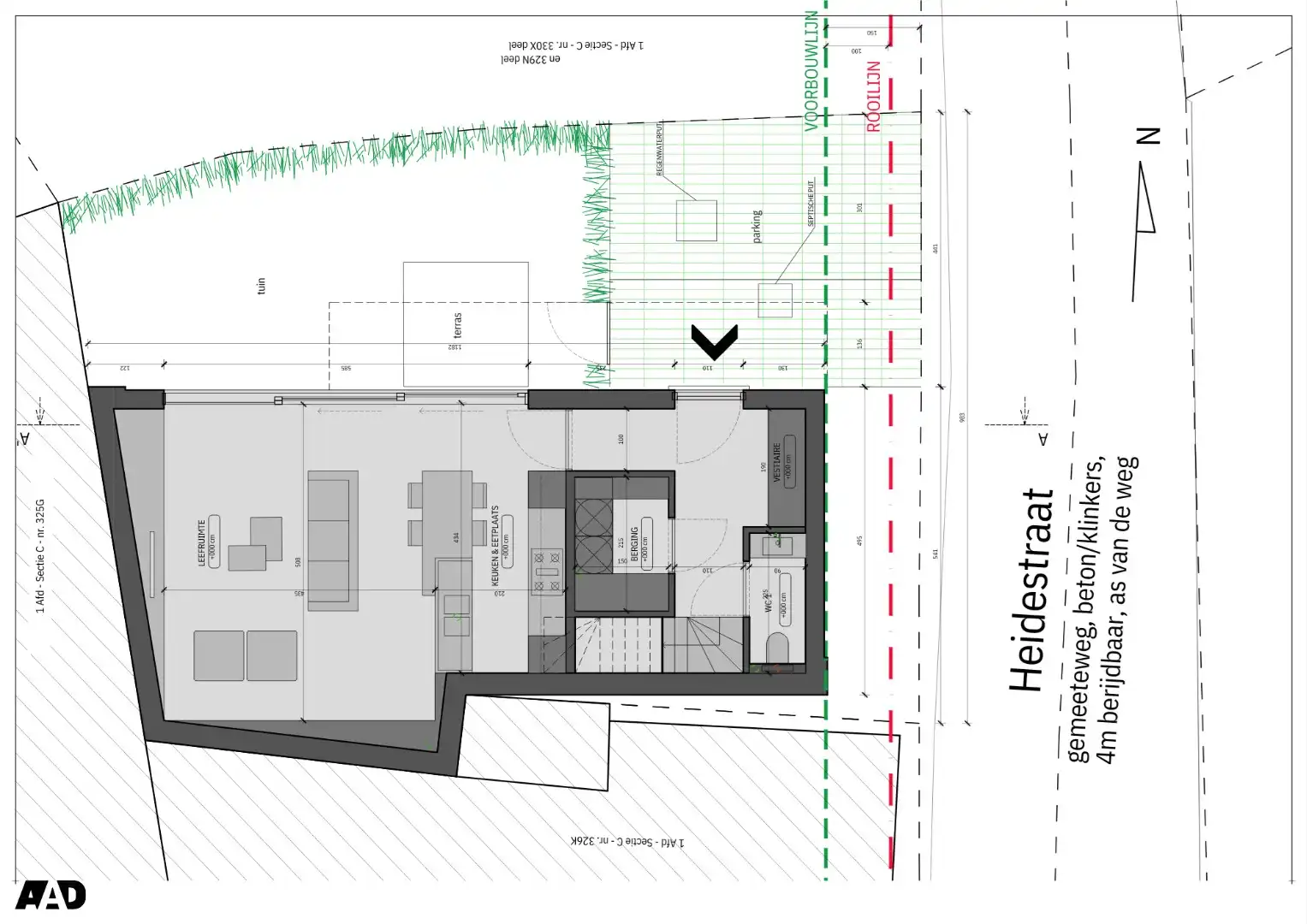 Bouwgrond voor HOB in residentiële woonwijk foto 3