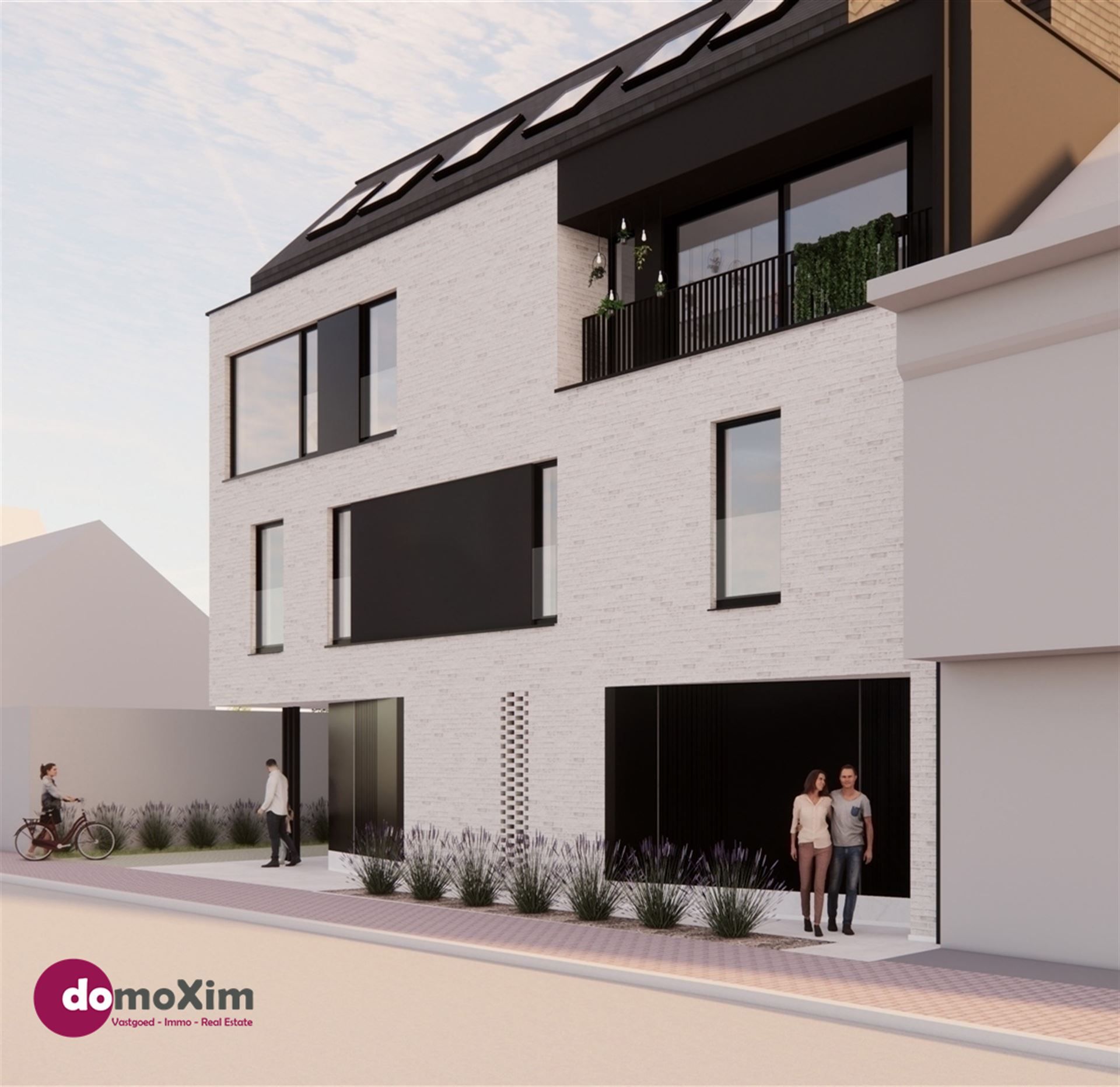 5 luxe nieuwbouwappartementen met 3,2 of 1 slaapkamer, terras én privé-tuin foto {{pictureIndex}}