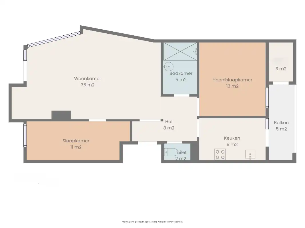 Centraal gelegen appartement met 2 slaapkamers foto 15