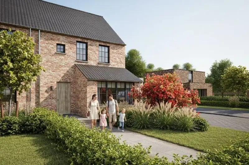 Halfopen woning te koop in Deerlijk. foto {{pictureIndex}}